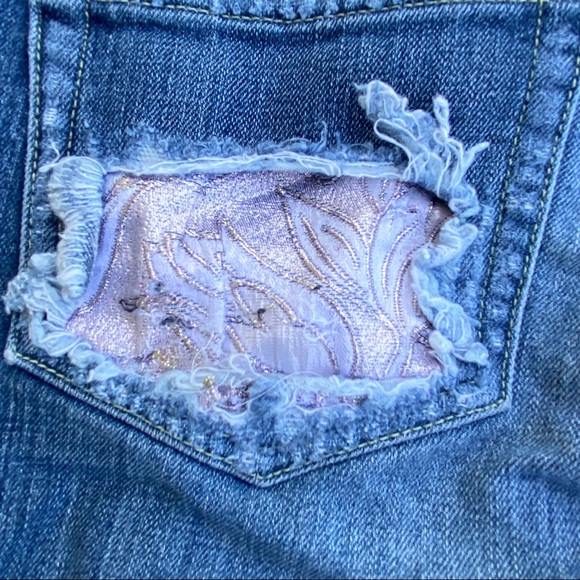 Marciano Distressed Splatter Jeans - Picture 6 of 6